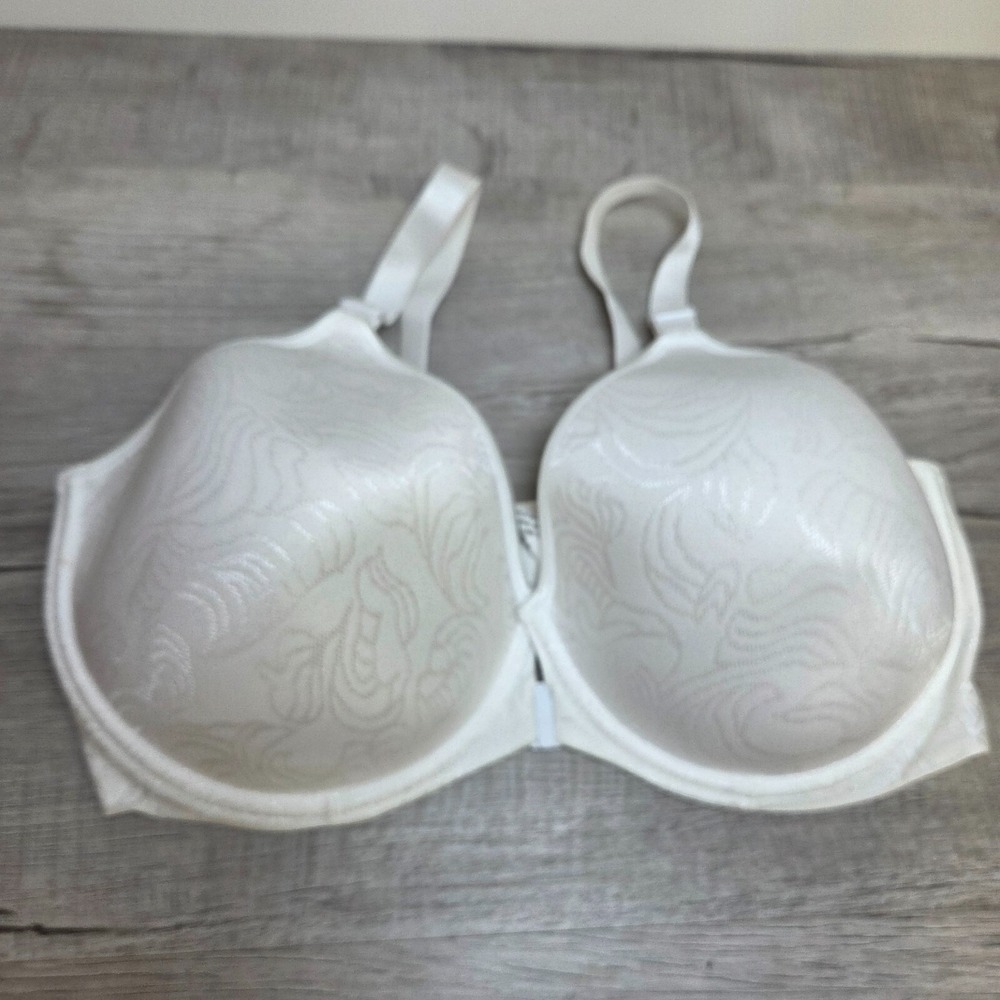 Bali One Smooth U Illusion Bra Cream Ivory Size 42DD Style 3439 Underwire